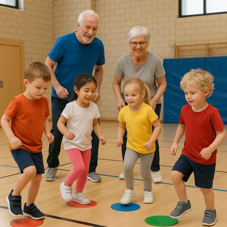 Kinderturnen ab einem Jahr mit Begleitung von Oma/Opa oder Vater/Mutter