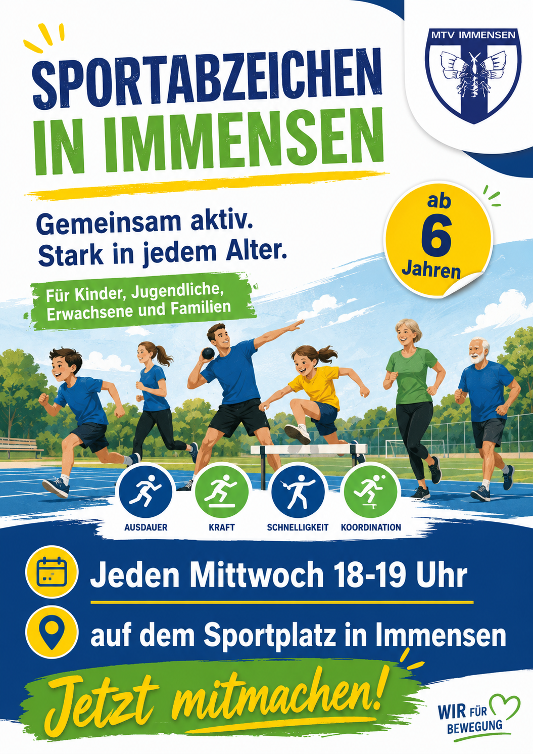 Sportabzeichen in Immensen 2026